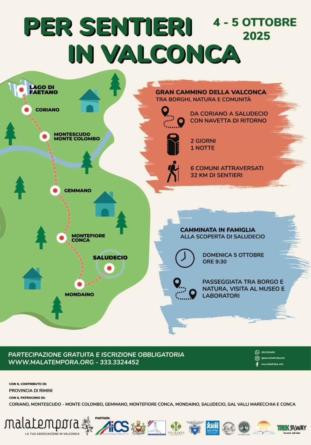 per sentieri in valconca 2025