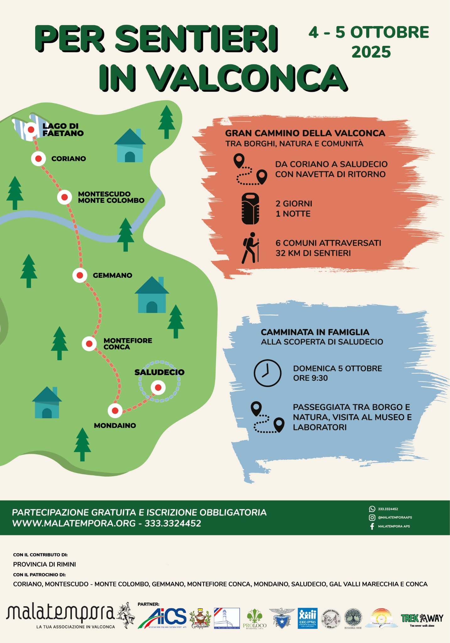 per sentieri in valconca 2025